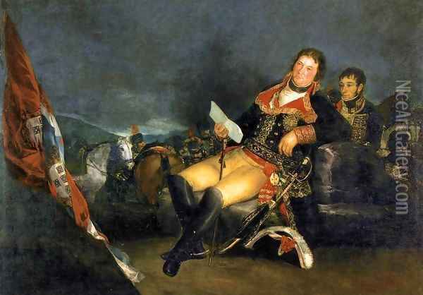 Manuel Godoy, Duke of Alcudia, 'Prince of the Peace' 2 Oil Painting - Francisco De Goya y Lucientes