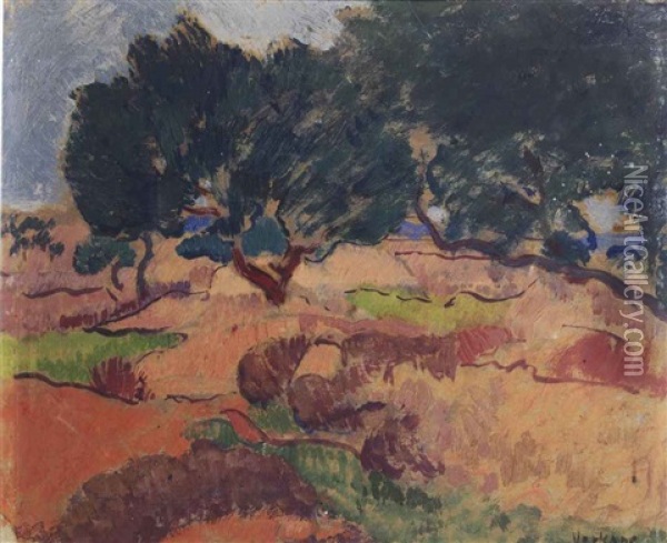 Landschap Bij Jerusalem Oil Painting - Jan Verkade