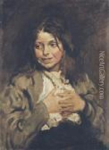 The Beggar Girl Oil Painting - Sir William Newenham Montague Orpen