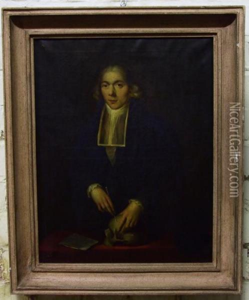 Portret Van Een Geneesheer Oil Painting - Pierre-Joseph Redoute