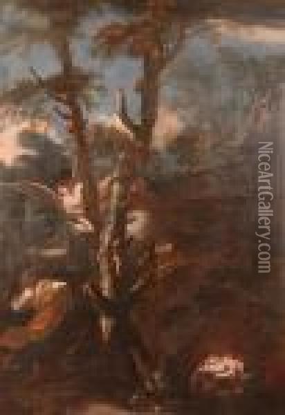 The Sacrifice Of Isaac Oil Painting - Pier Francesco Mola