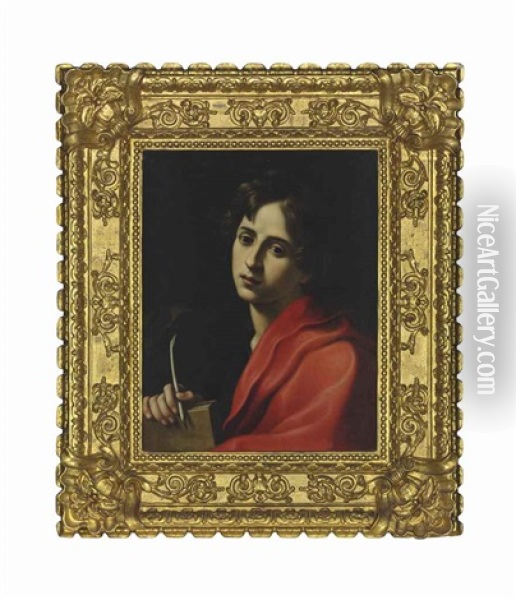Saint John The Evangelist Oil Painting - Francesco Curradi