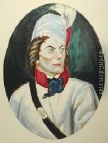 Portret Tadeusza Kosciuszki Oil Painting - Zygmunt Waliszewski