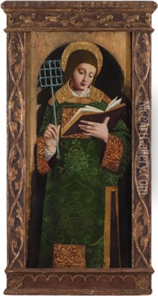 Sankt Laurentius Oil Painting - Ludovico Brea