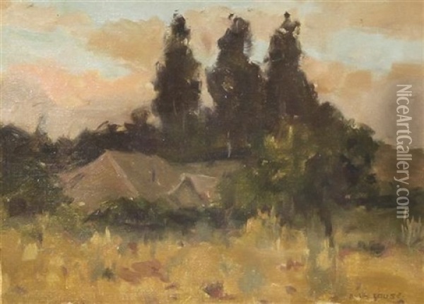 Walker Ranch Oil Painting - Eanger Irving Couse