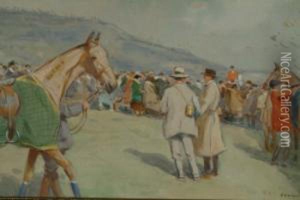 Point To Point Meeting Oil Painting - John Atkinson