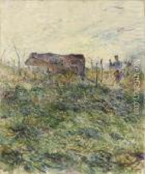 Le Labour Dans Les Vignes Oil Painting - Henri De Toulouse-Lautrec