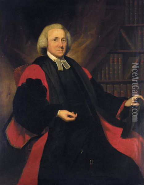 Portrait Of An Oxford Doctor Of Divinity Oil Painting - Ralph Earl
