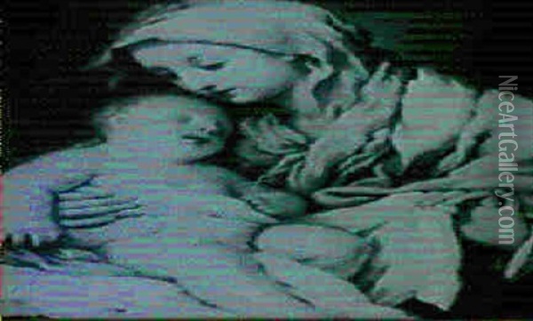 Madonna Con Bambino Oil Painting - Paolo de Matteis