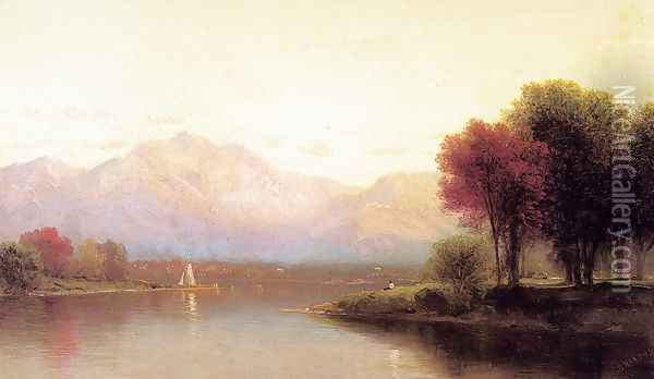 Inlet on Lake George Oil Painting - John Bunyan Bristol