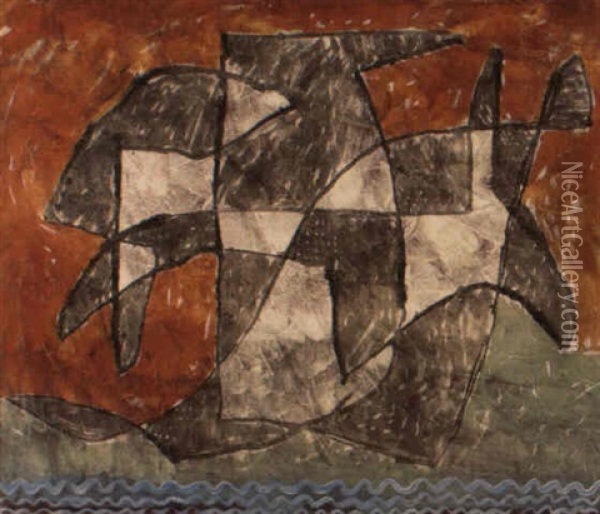 See Gespenst Oil Painting - Paul Klee