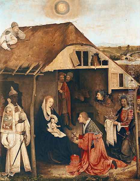 Nativity Oil Painting - Hieronymous Bosch