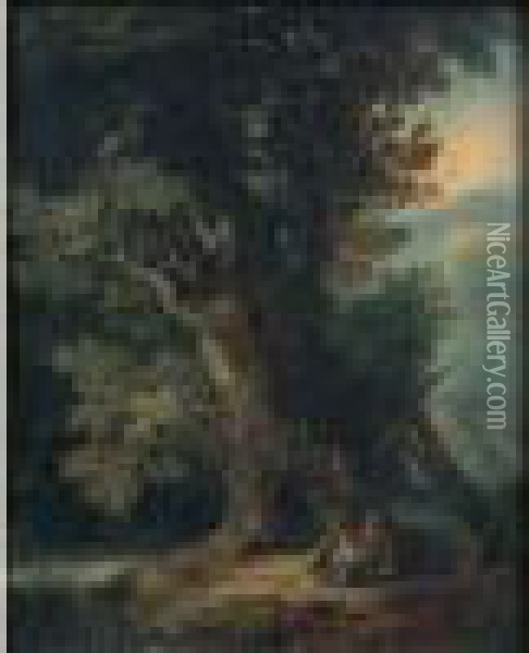 Le Repos Pendant La Fuite En Egypte. Oil Painting - Jan Brueghel the Younger