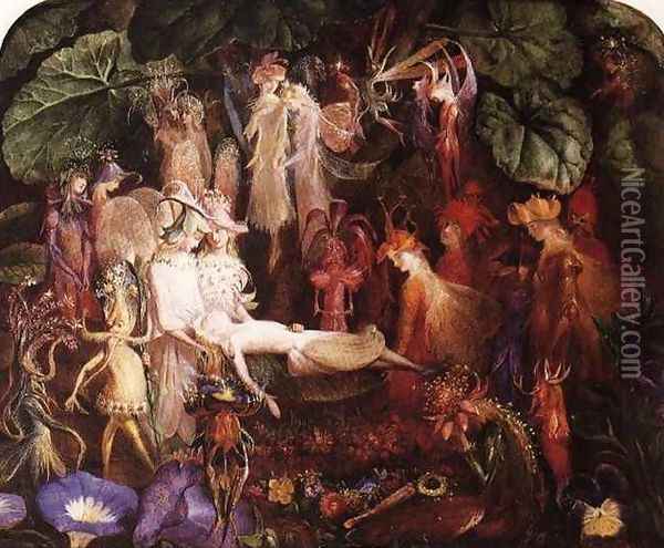 The Fairy's Funeral Oil Painting - John Anster Fitzgerald