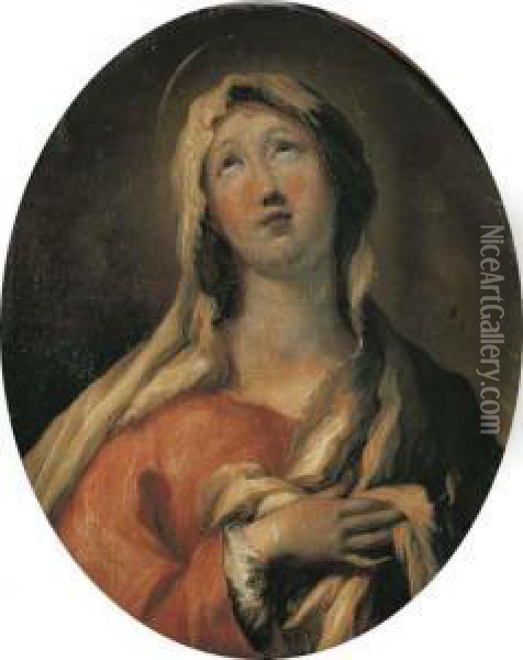 Madonna Oil Painting - Francesco Monti
