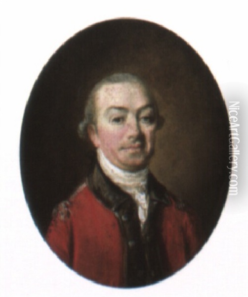 Portrait Of John Power Of Tullamane Castle Oil Painting - Hugh Douglas Hamilton