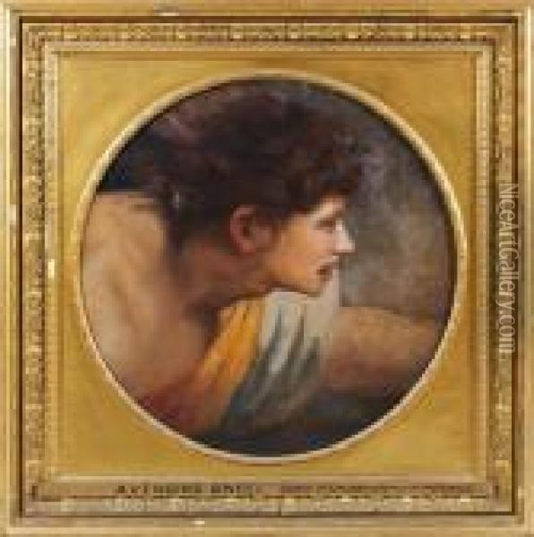 Etude D'ange Oil Painting - Sir Joshua Reynolds