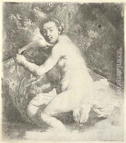 Diana at the Bath Oil Painting - Rembrandt Van Rijn