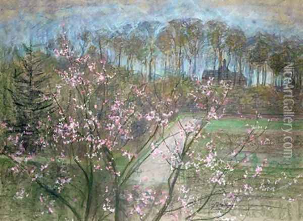 Spring Landscape Oil Painting - Jenny Montigny