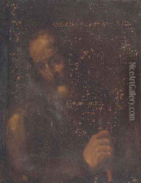 A male saint Oil Painting - Jusepe de Ribera