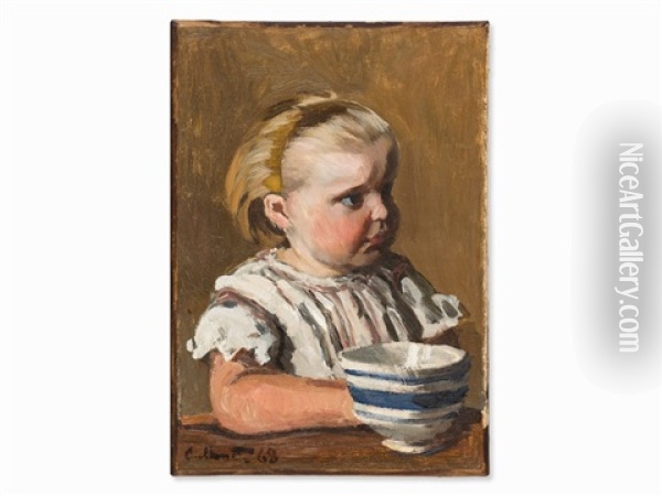 L'enfant A La Tasse Oil Painting - Claude Monet