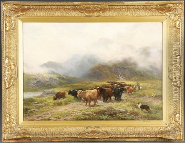 Highland Grove Oil Painting - Henry Garland