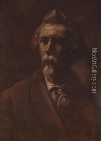 Autoportrait Oil Painting - Emile Bernard