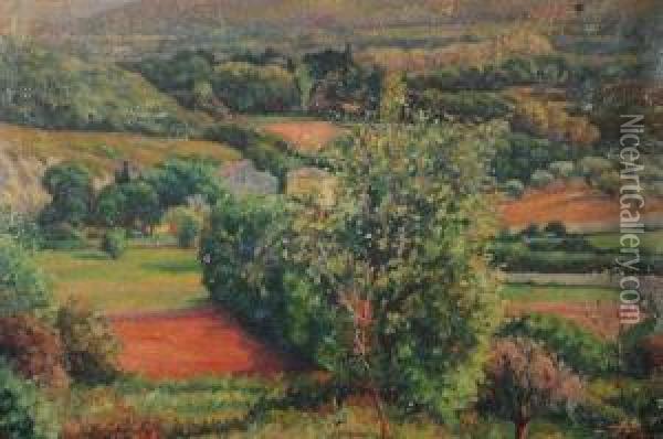 South Of France Oil Painting - Alexander Warshawsky