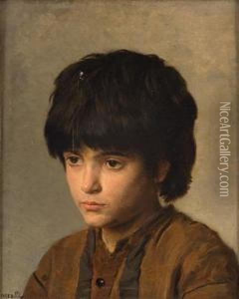 Ritratto Di Fanciulla Oil Painting - Valerio Laccetti