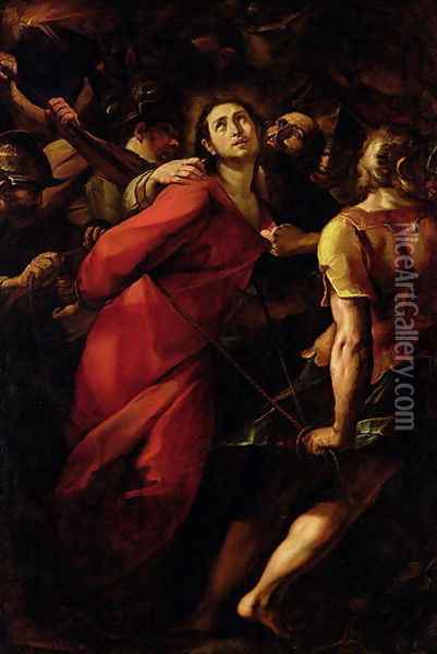 The Betrayal of Christ Oil Painting - Giulio Cesare Procaccini