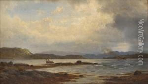 Fra Prestoen I Sundfjord Oil Painting - Anders Monsen Askevold