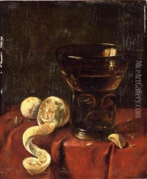 A Roemer Oil Painting - Jan III van de Velde