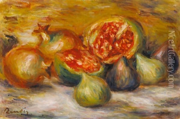 Nature Morte Aux Figues Oil Painting - Pierre Auguste Renoir