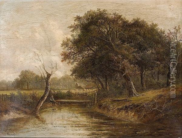 View Near Guildford Oil Painting - Joseph Thors