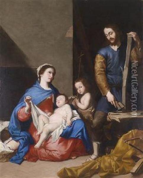 The Holy Family And The Infant St. John In The Carpenter