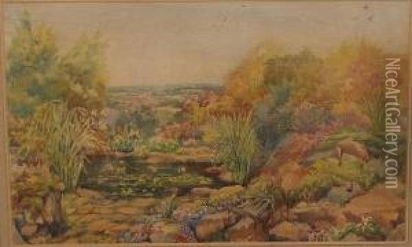 'horsley, Surrey Oil Painting - Thomas Lorraine Hunt