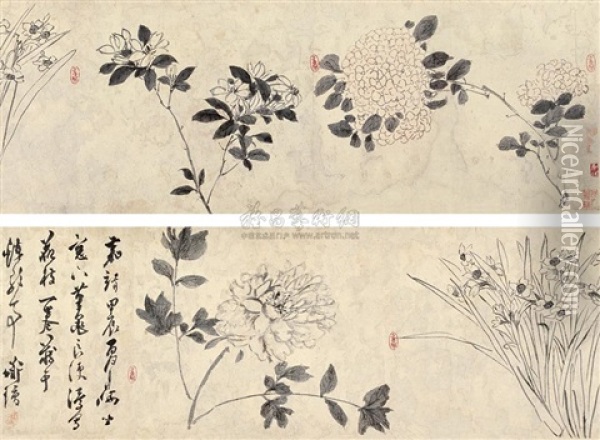 Flowers Oil Painting -  Chen Chun