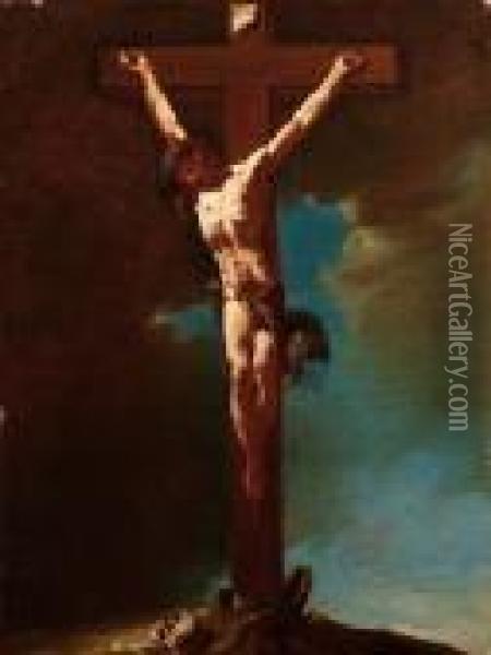 Cristo Crocifisso Oil Painting - Giovanni Battista Piazzetta