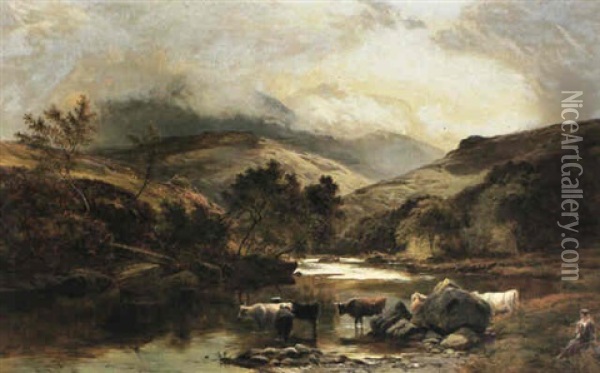 Glen Fallock Oil Painting - Sidney Richard Percy