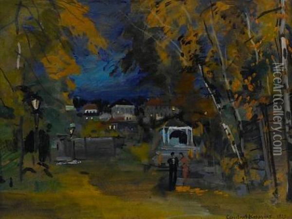 Landscape In France Oil Painting - Konstantin Alexeievitch Korovin