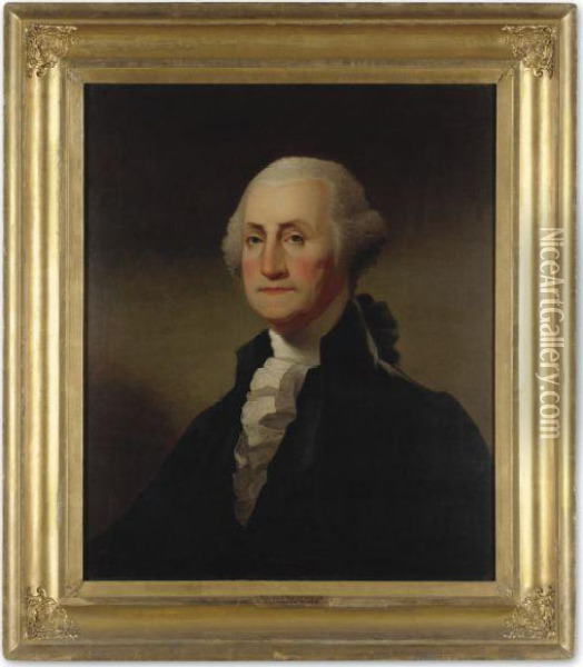 George Washington Oil Painting - Jacob Eichholtz