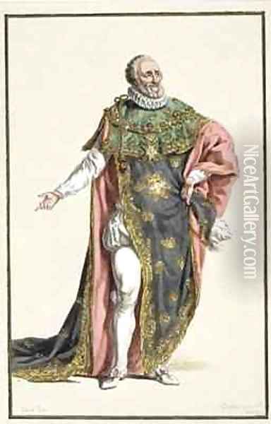 Henri IV 1553-1610 King of France Oil Painting - Pierre Duflos