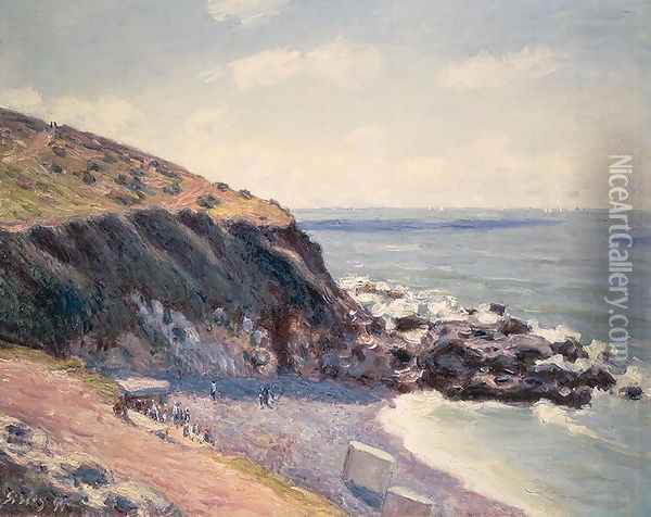 Morning, Lady's Cove, Langland Bay, 1891 Oil Painting - Alfred Sisley