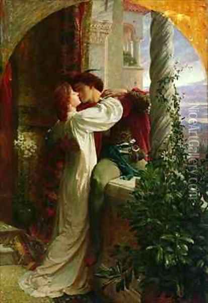 Romeo and Juliet Oil Painting - Sir Frank Dicksee