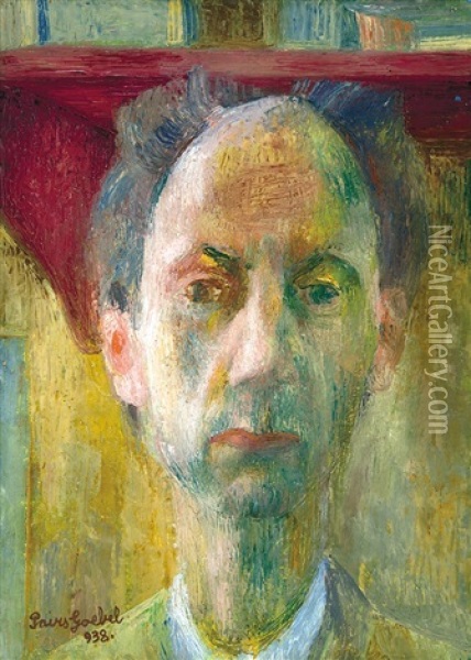 Self-portrait Oil Painting - Jenoe Paizs Goebel