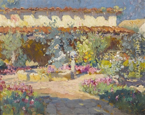 Ramona's Marriage Place, San Diego Oil Painting - Colin Campbell Cooper