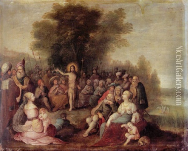 Verklarung Christi Oil Painting - Frans Francken the Elder