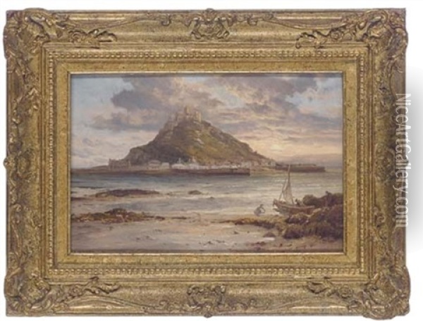 St. Michael's Mount Oil Painting - Edward Henry Holder
