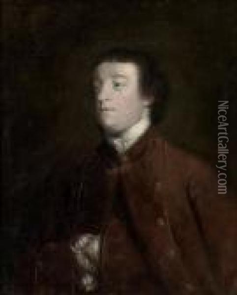 Portrait Of Sir William Lowther Oil Painting - Sir Joshua Reynolds