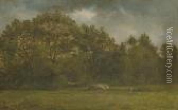 New Hampshire Landscape Oil Painting - David Johnson